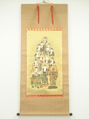 仏画　肉筆紙本掛軸